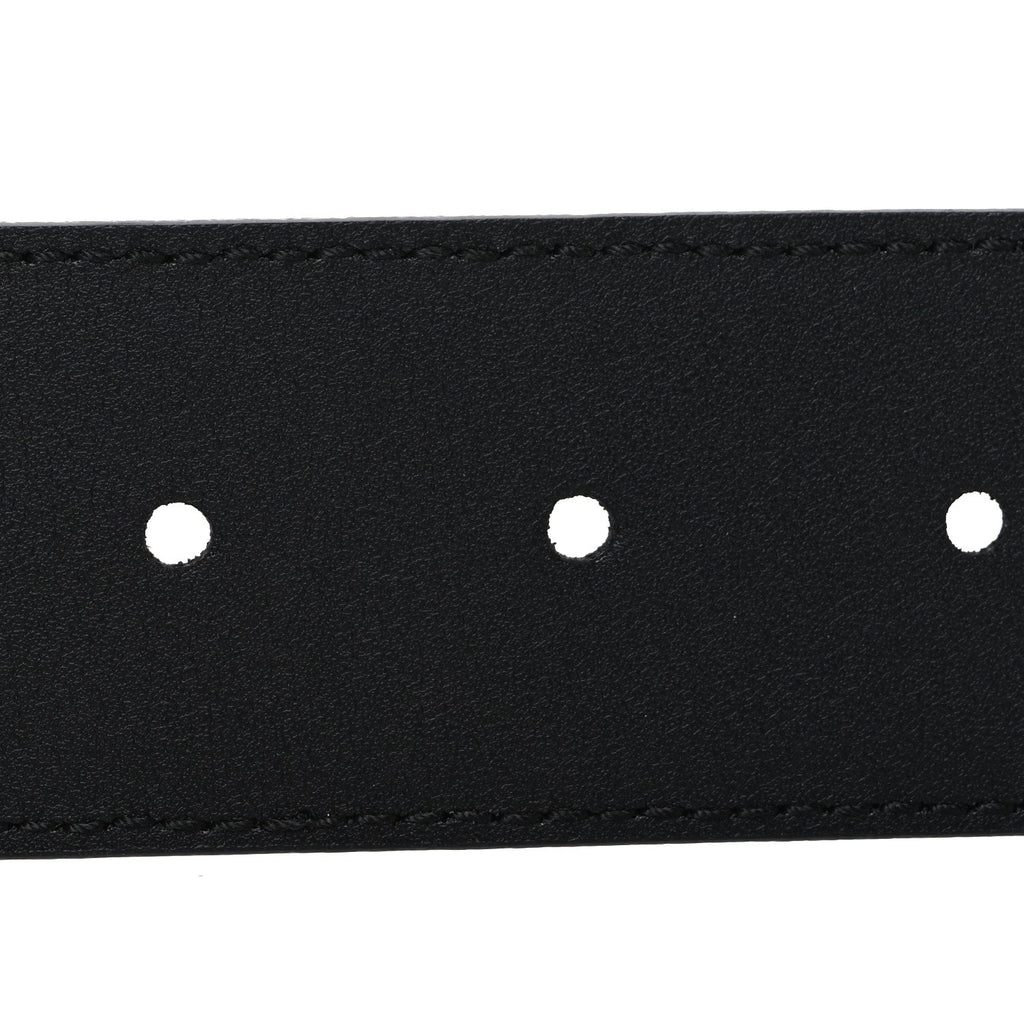 Gucci Textured Dollar Calfskin 40mm Belt 85 34 Black