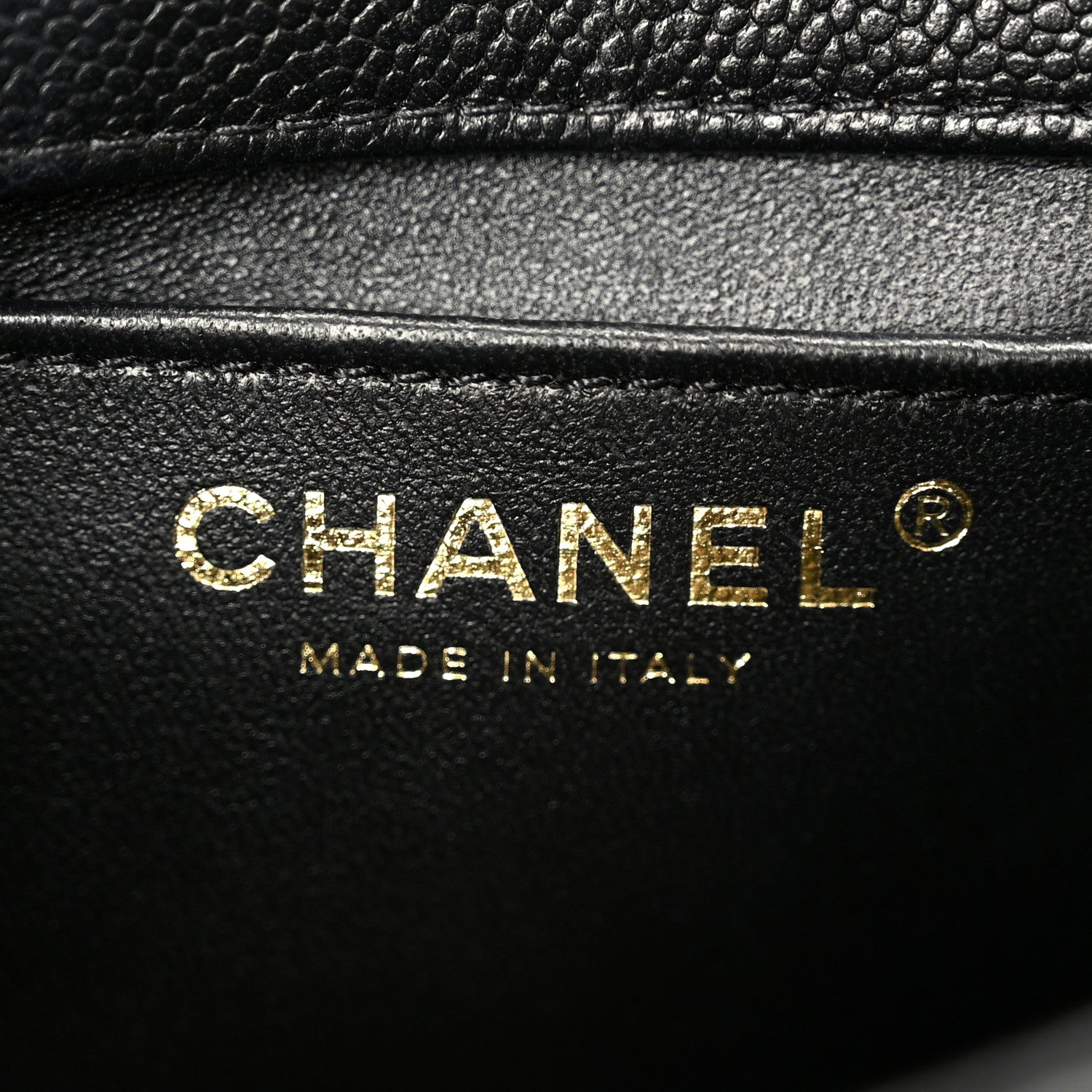Chanel Caviar Quilted Mini Sweetheart Rectangular Flap Black