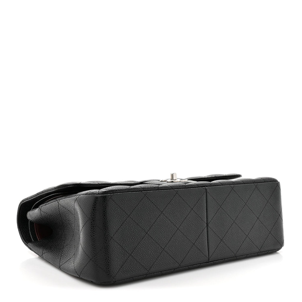 Chanel Caviar Quilted Jumbo Double Flap Black