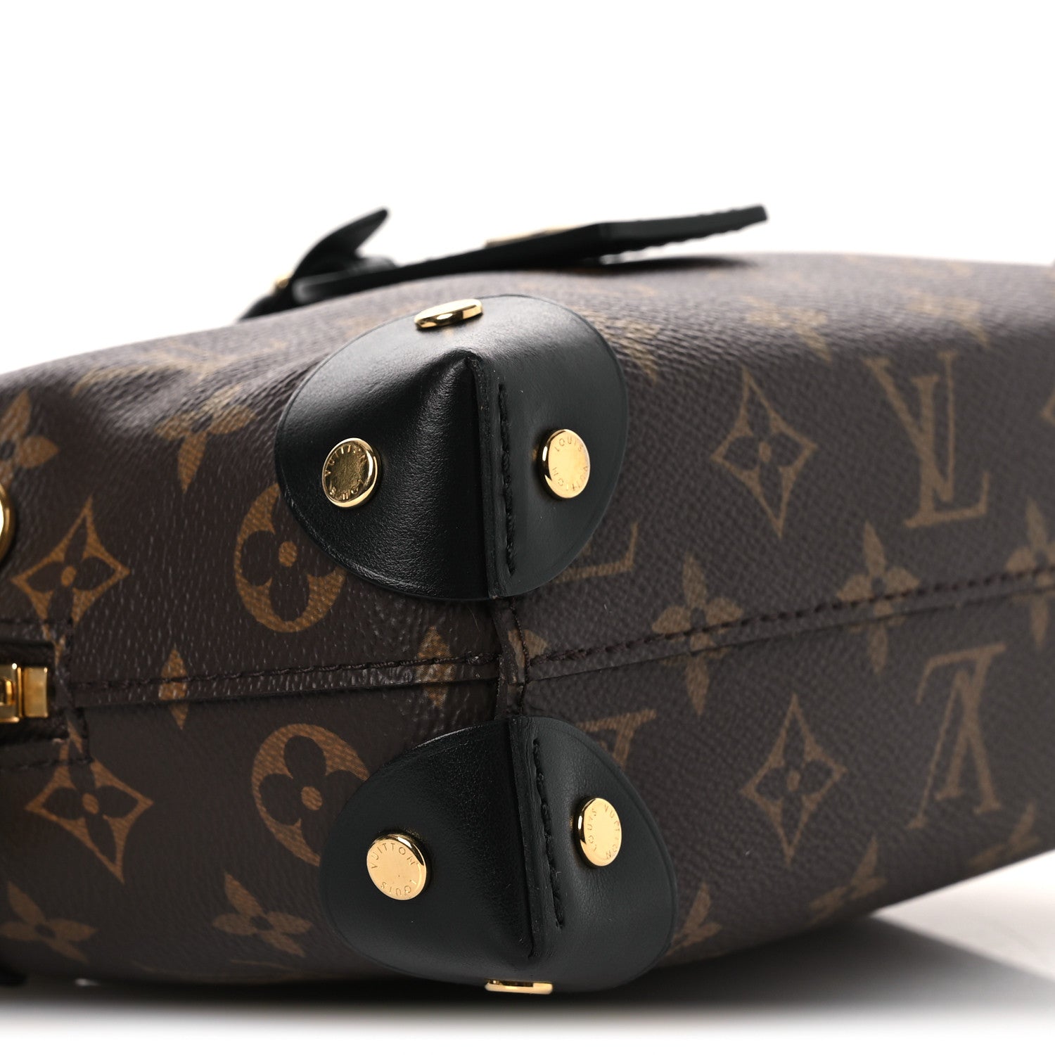 Louis Vuitton Monogram Petite Malle Souple Black