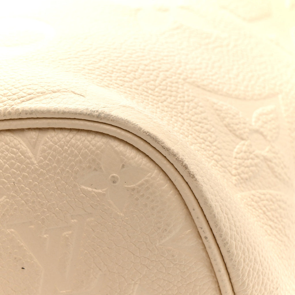 Louis Vuitton Empreinte Monogram Giant Neverfull MM Cream