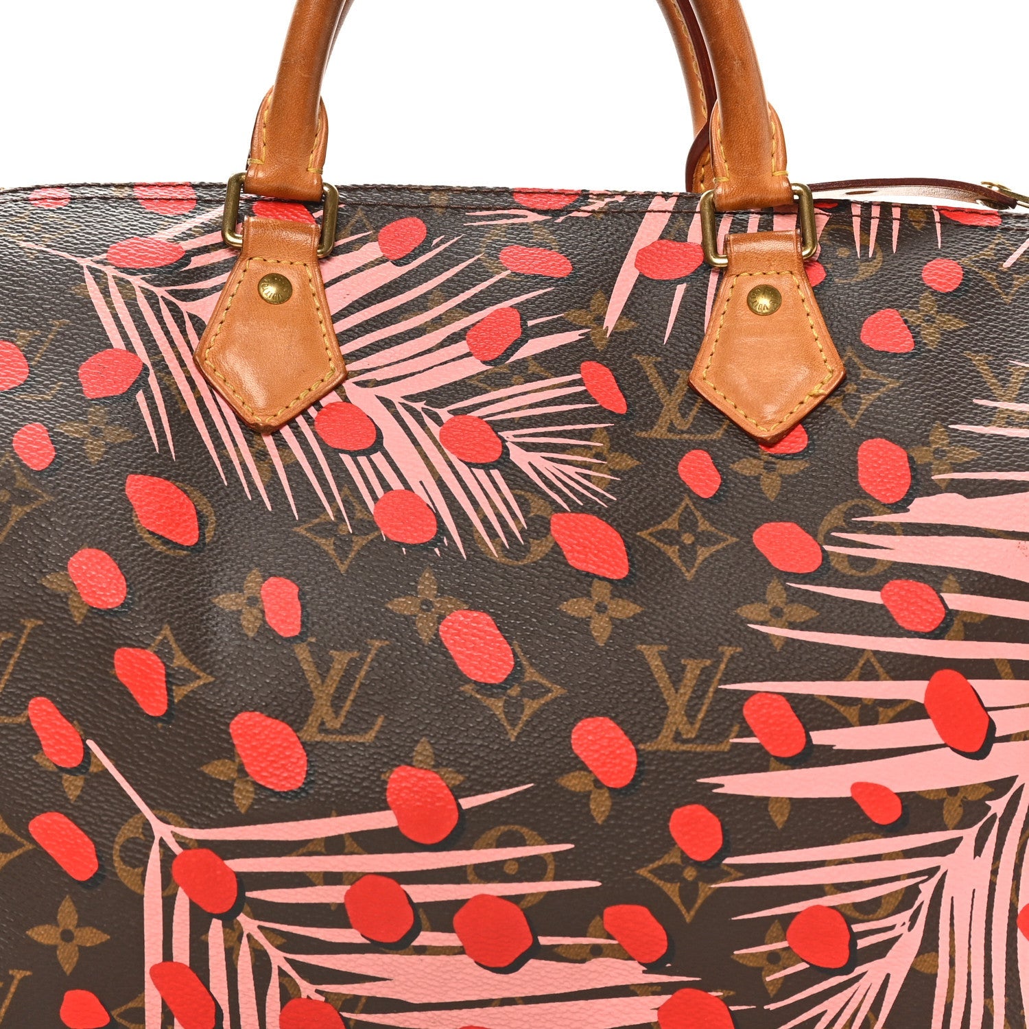 Louis Vuitton Monogram Jungle Dots Speedy 30 Sugar Pink Poppy