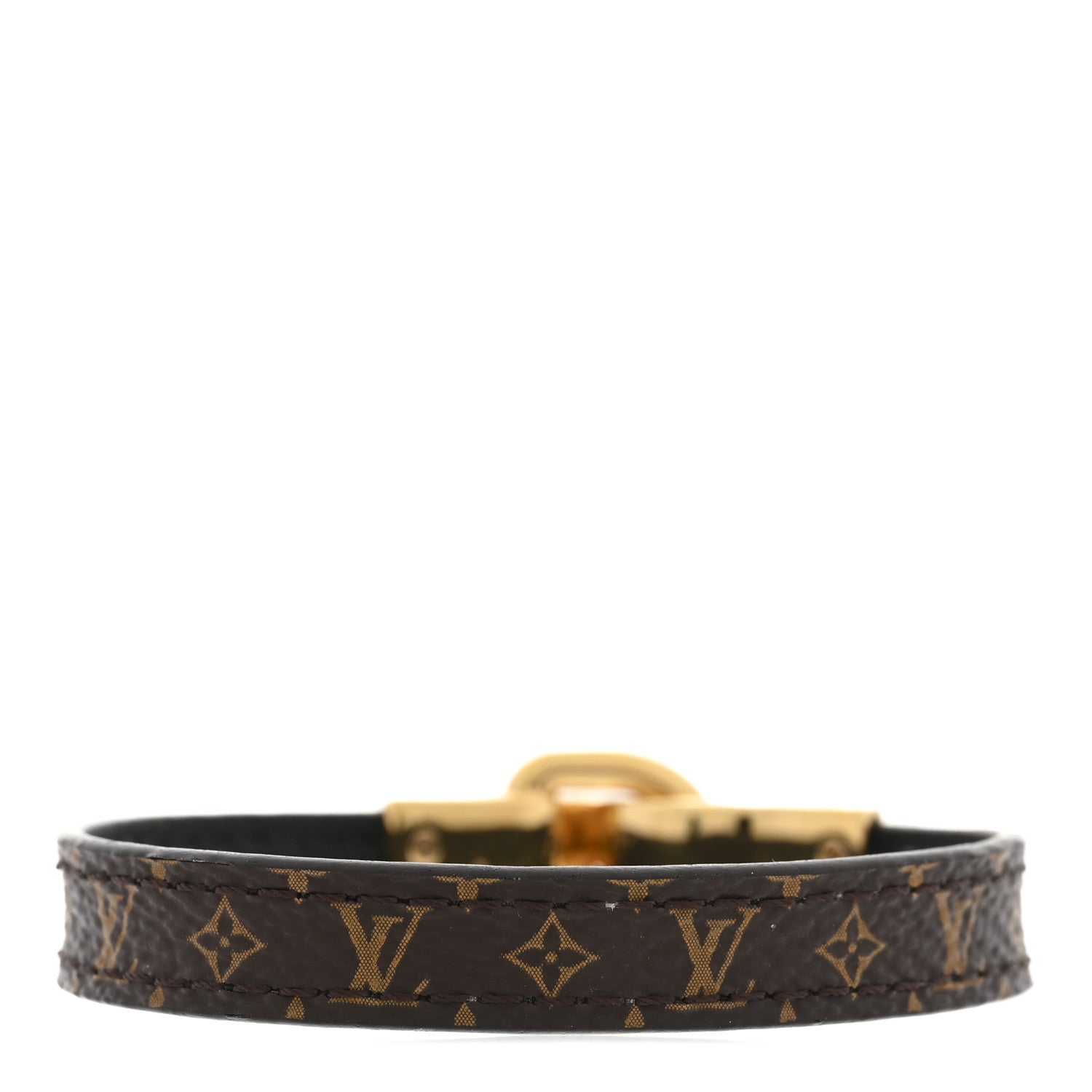 Louis Vuitton Monogram Fasten Your LV Bracelet 17