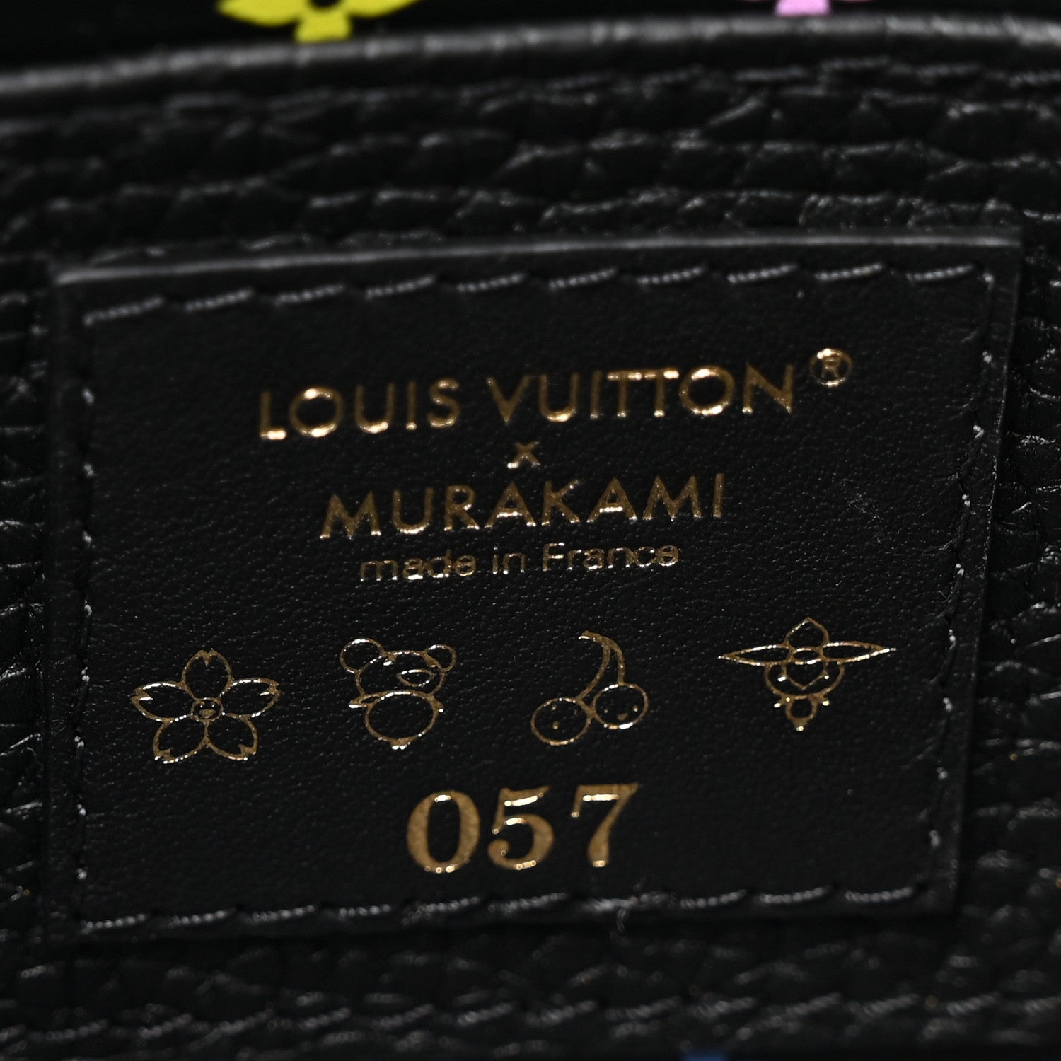 Louis Vuitton LV X TM Taurillon BB Capucines Black