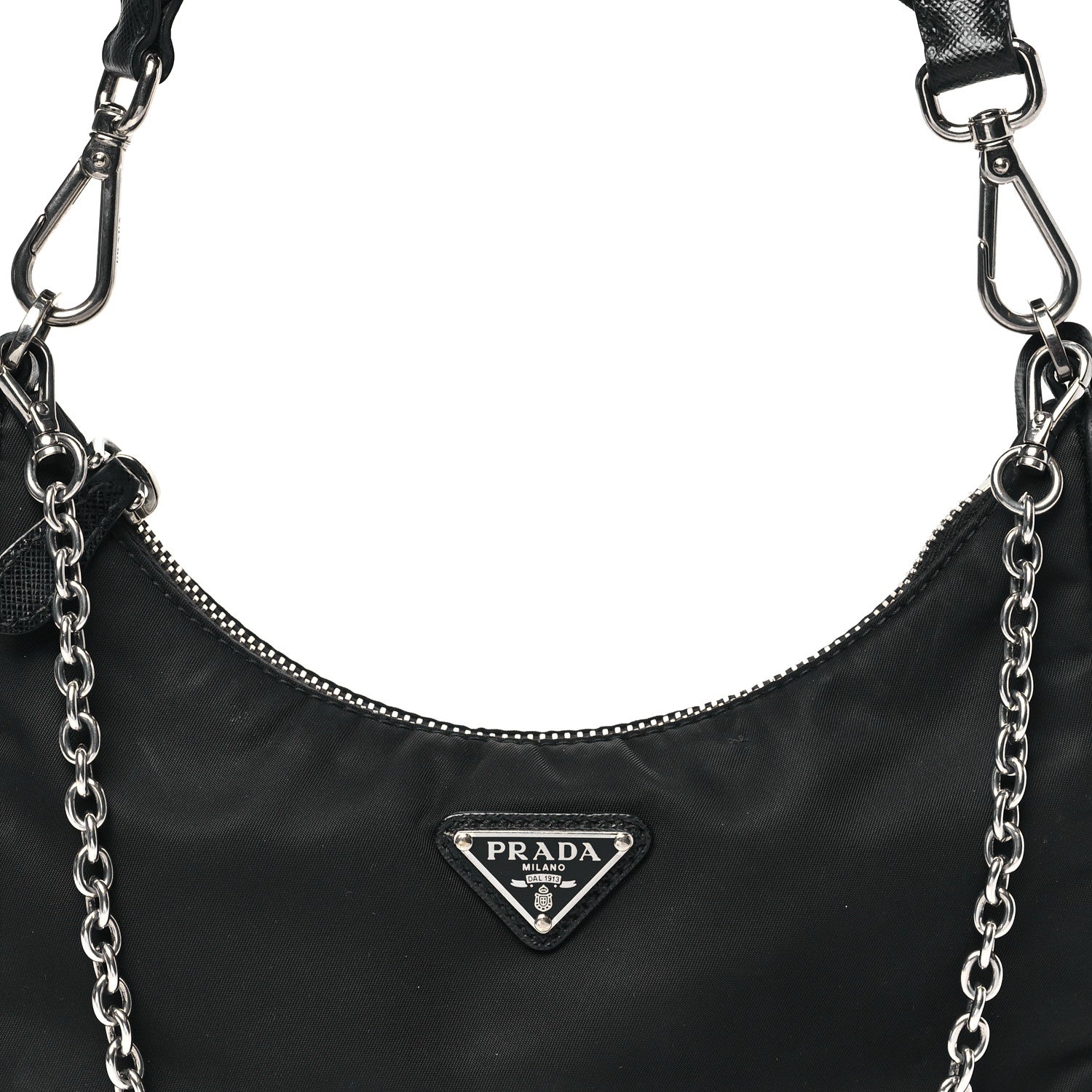 Prada Re-Nylon Saffiano Re-Edition 2005 Shoulder Bag Black