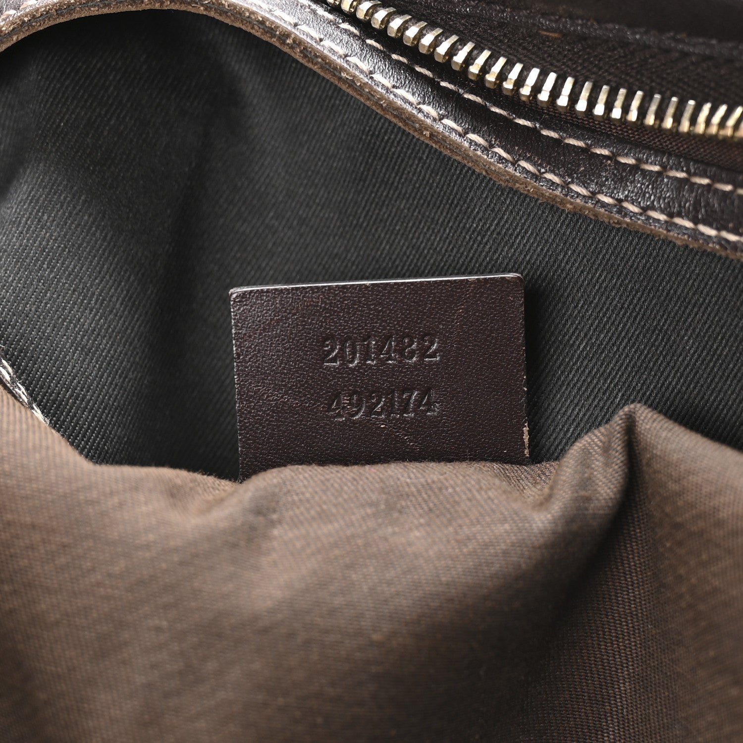 Gucci GG Plus Monogram Medium Joy Tote Dark Brown
