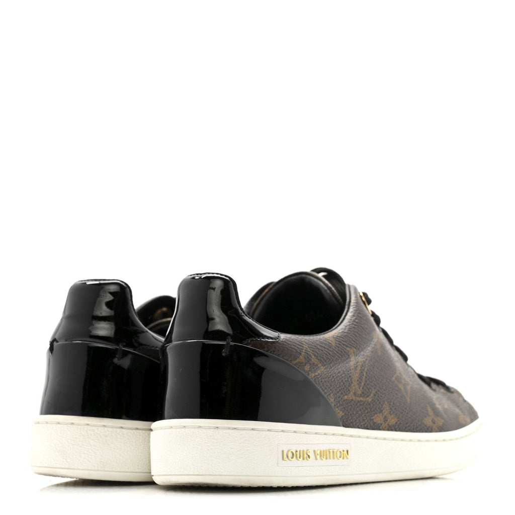 Louis Vuitton Patent Monogram Frontrow Sneakers 36.5