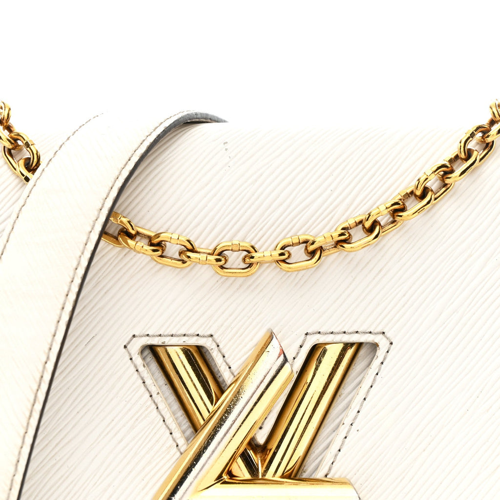 Louis Vuitton Epi Twist Shoulder Bag MM White