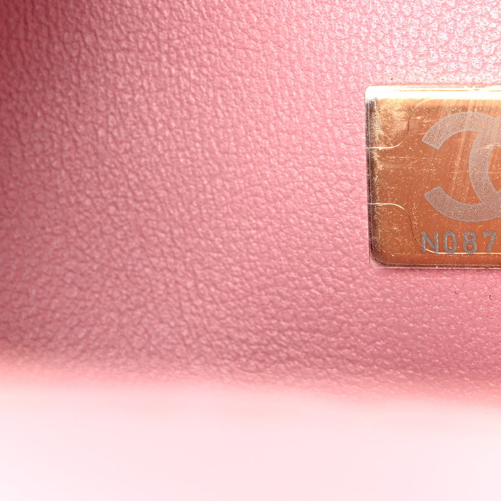 Chanel Caviar Quilted Jumbo Double Flap Pink