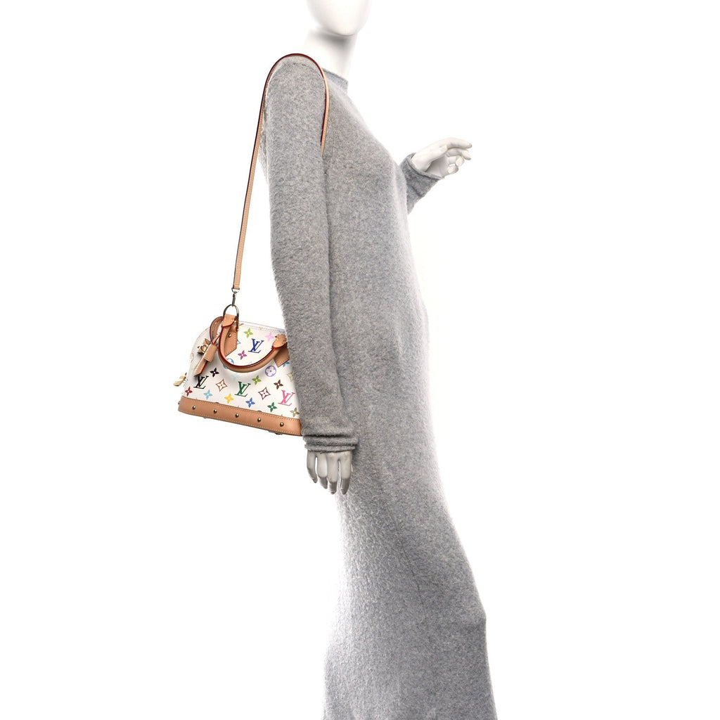 Louis Vuitton LV x TM Monogram Multicolor Alma BB White