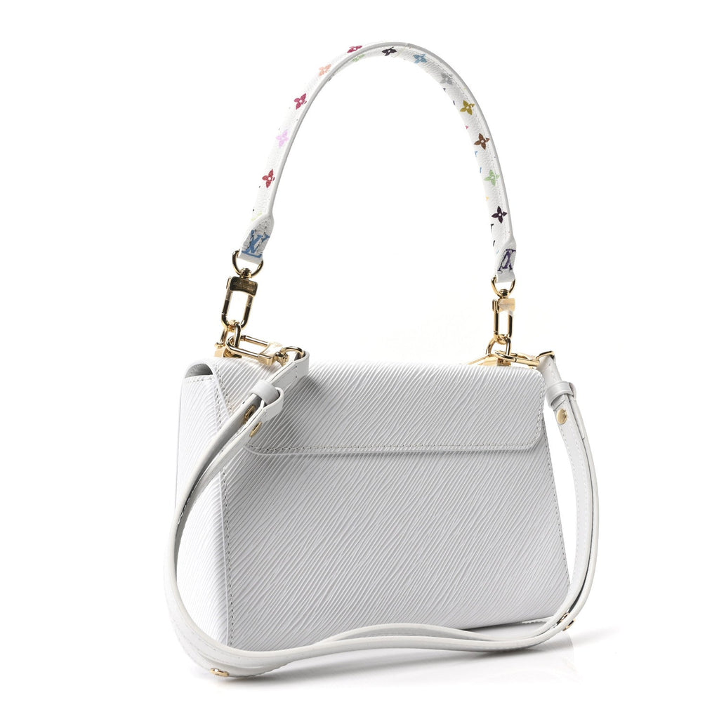 Louis Vuitton LV X TM Epi Twist MM Slim Shoulder Bag White