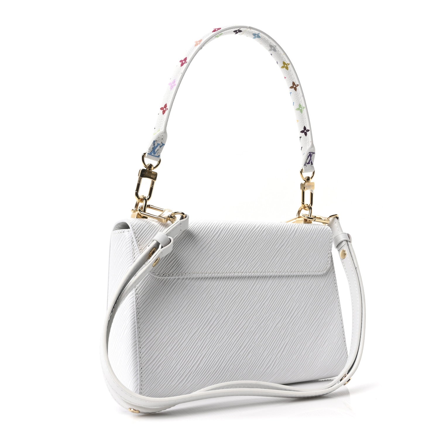 Louis Vuitton LV X TM Epi Twist MM Slim Shoulder Bag White