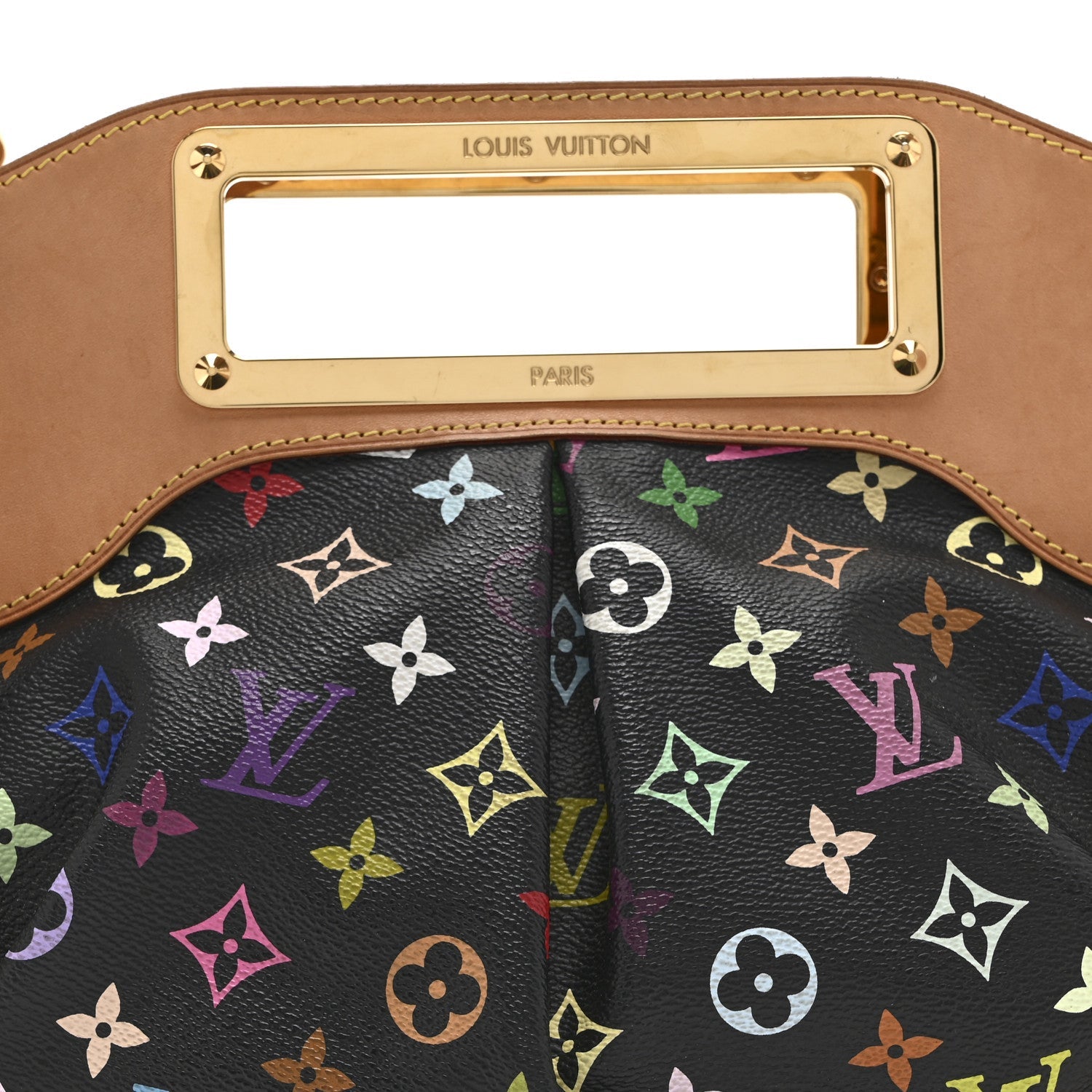 Louis Vuitton Monogram Multicolor Judy MM Black