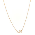 Louis Vuitton 18K Yellow Gold Diamond Idylle Blossom Pendant Necklace