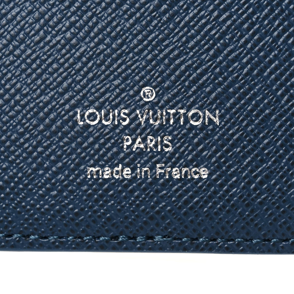 Louis Vuitton Monogram Aquagarden Pocket Organizer NM Abyss Blue