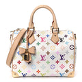 Louis Vuitton LV X TM Monogram Multicolor Speedy Bandouliere 25 White