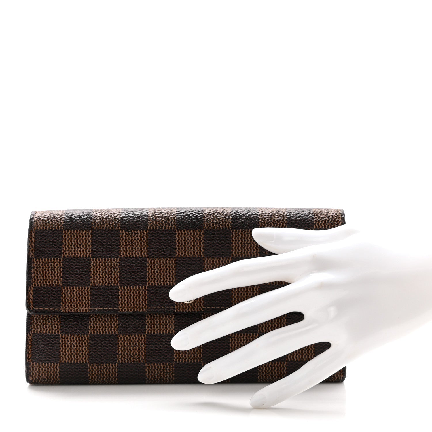 Louis Vuitton Damier Ebene Sarah Wallet