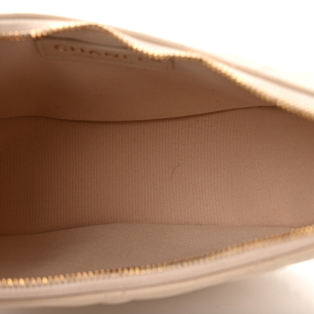 Chanel Lambskin Quilted Small Hobo Bag Light Beige