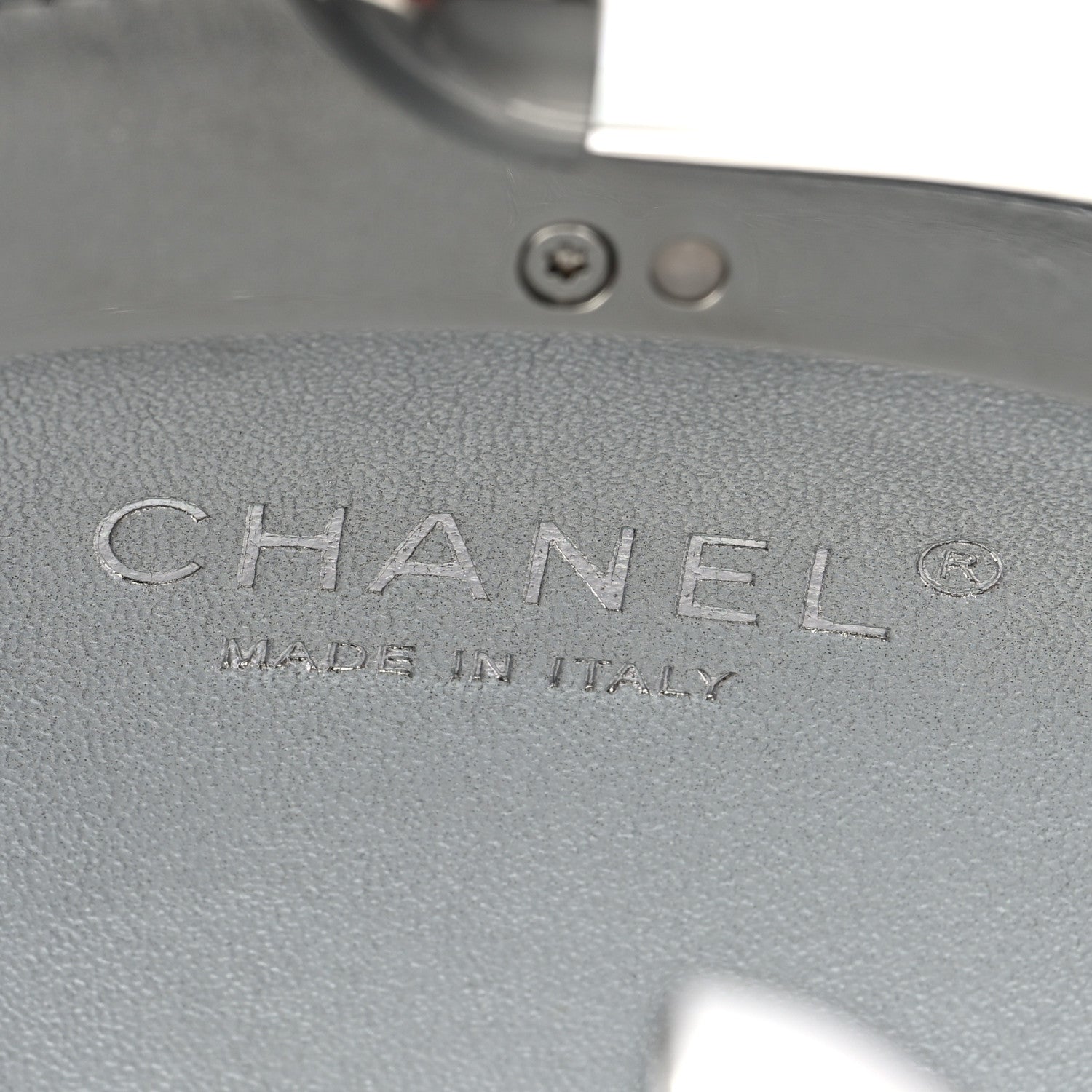Chanel Resin CC Evening On The Moon Minaudiere White