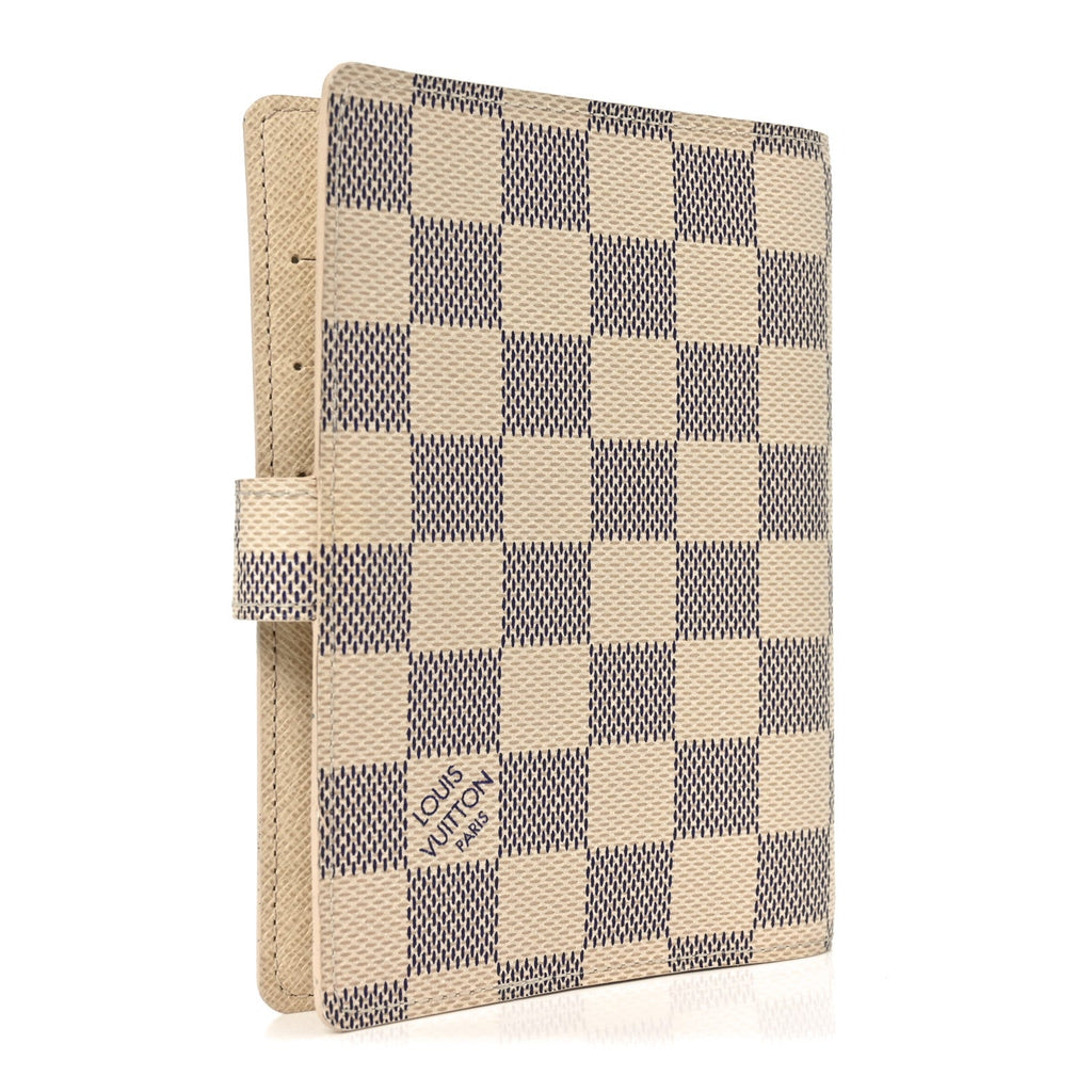 Louis Vuitton Damier Azur Small Ring Agenda Cover