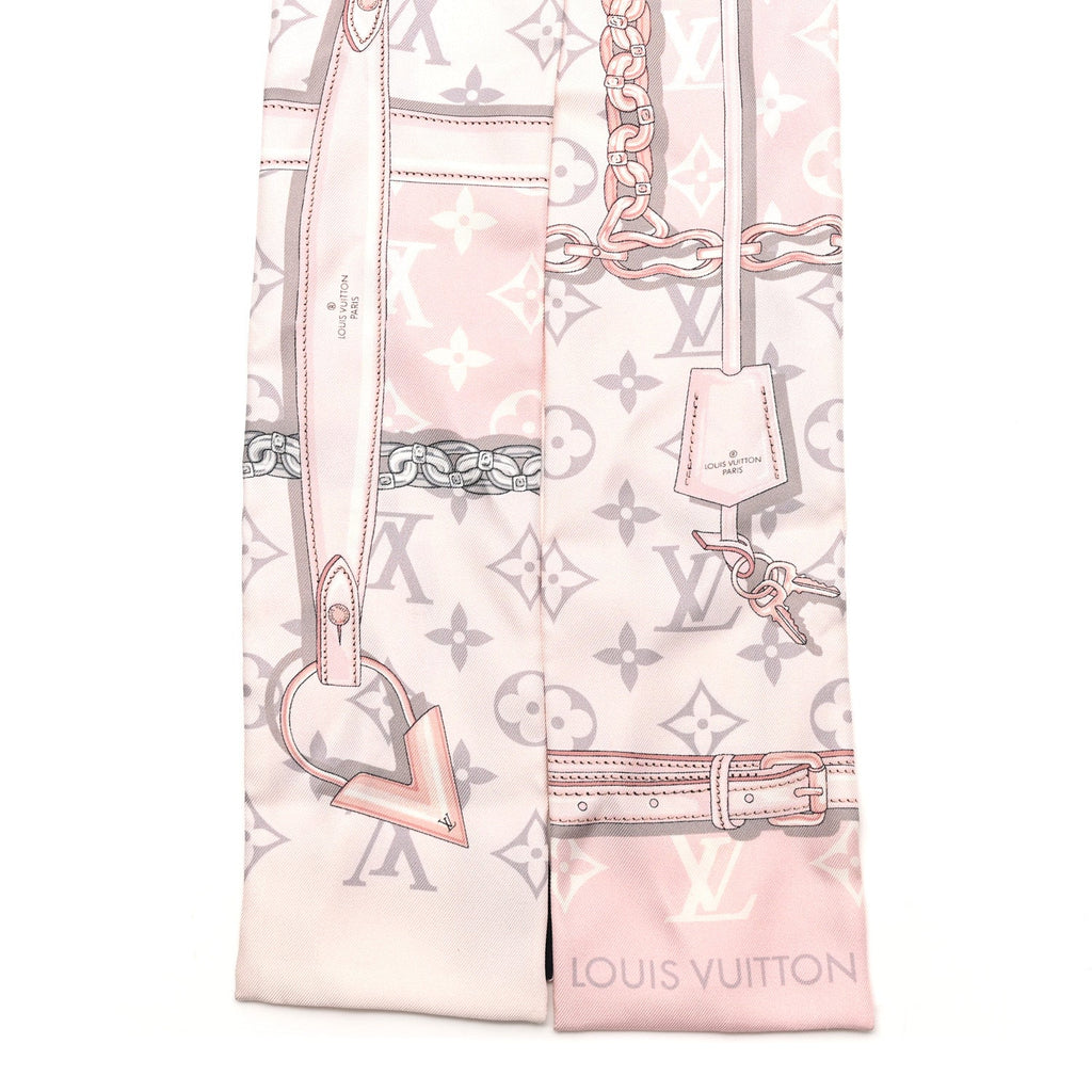 Louis Vuitton Silk Monogram Confidential Bandeau Light Pink
