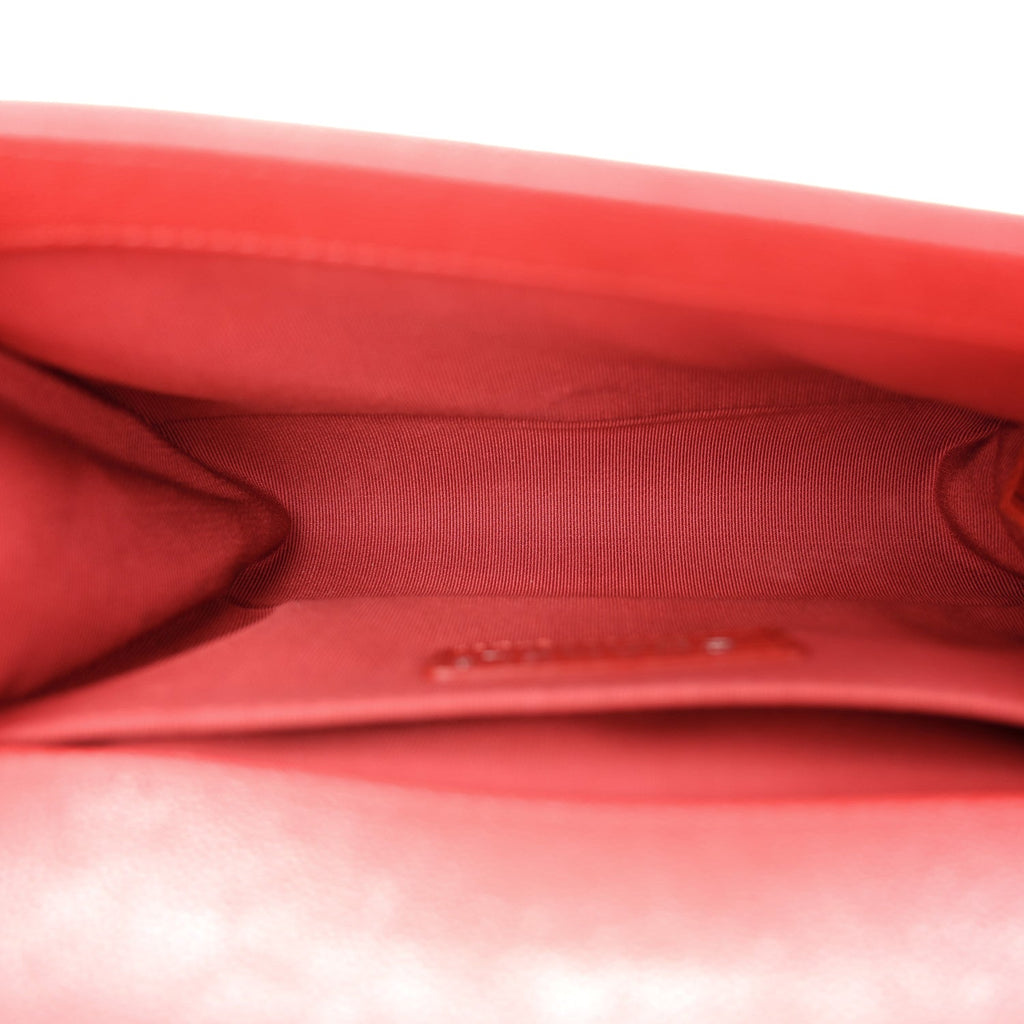 Chanel Caviar Quilted Small Boy Flap Red
