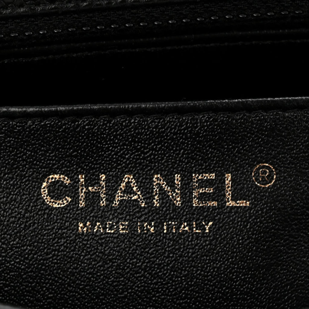 Chanel Caviar Quilted Mini Rectangular Flap Black