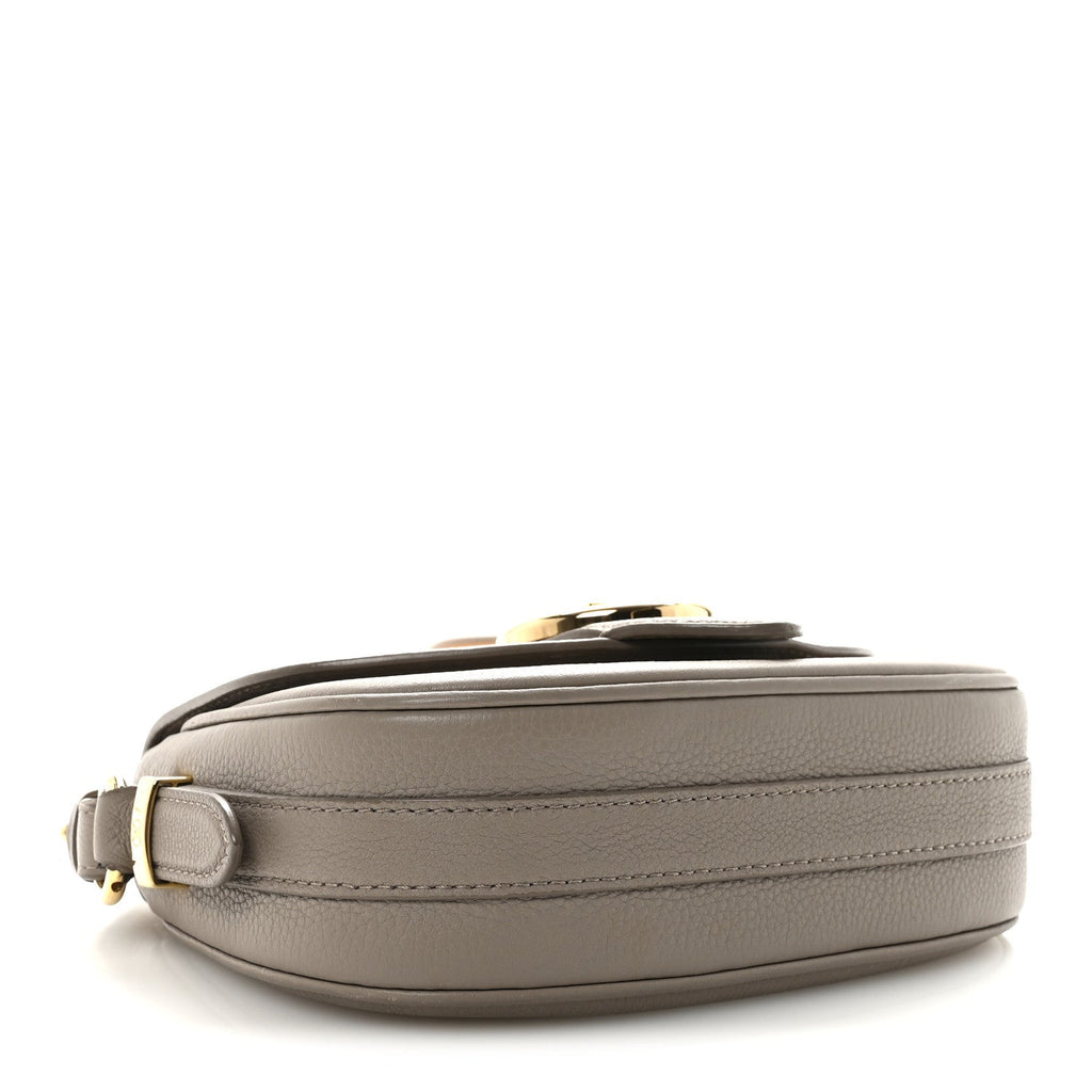 Louis Vuitton Grained Calfskin LV Pont 9 Soft PM Gris