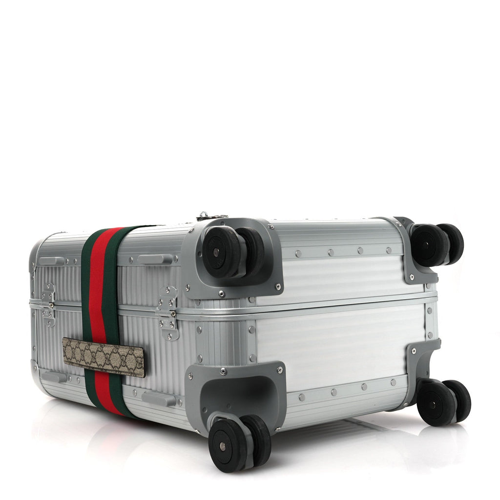 Gucci Aluminum Web Porter Cabin Plus Trolley