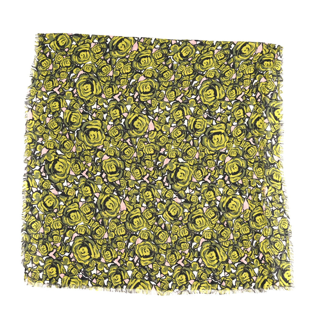 Louis Vuitton Wool Silk Cashmere Rock N Roses Stole