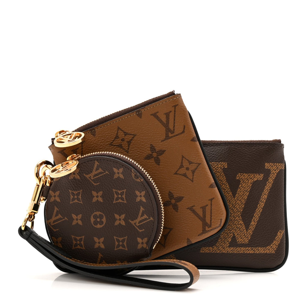 Louis Vuitton Reverse Monogram Giant Trio Pouch