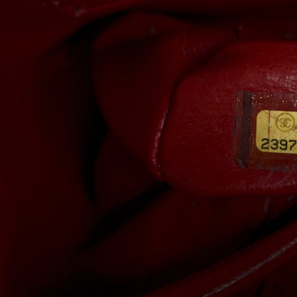 Chanel Caviar Quilted Large Business Affinity Flap Red
