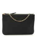 Louis Vuitton Empreinte Double Zip Pochette Black