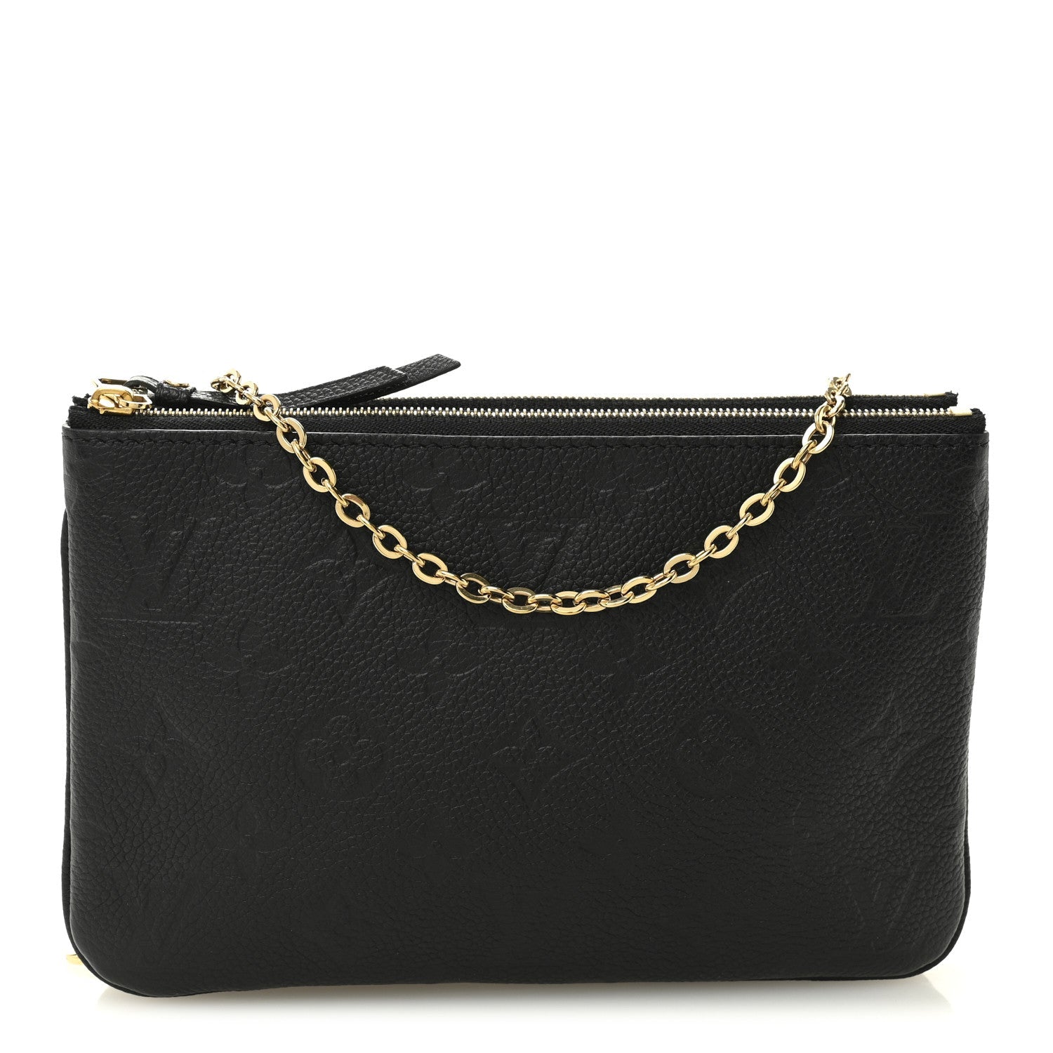Louis Vuitton Empreinte Double Zip Pochette Black