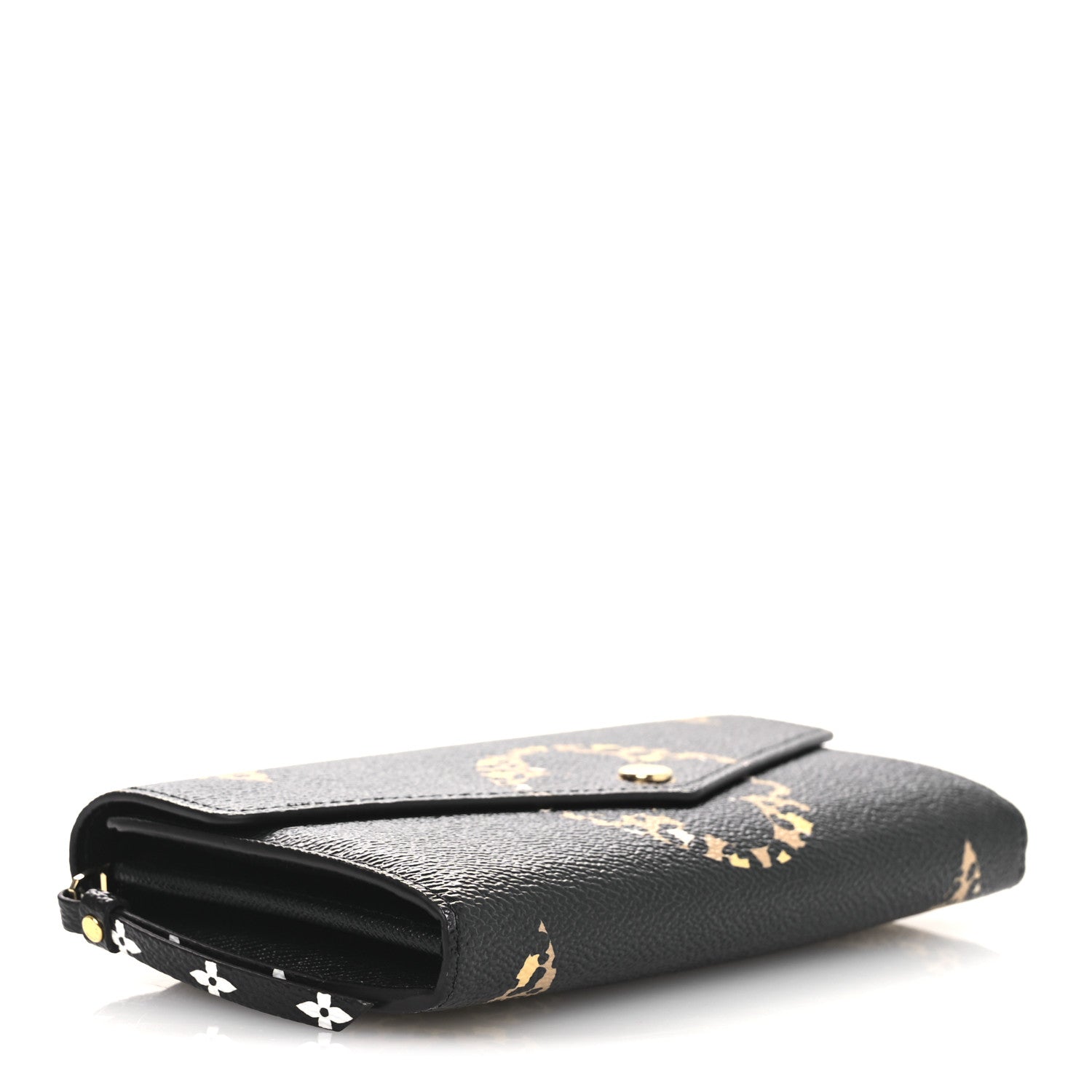 Louis Vuitton Monogram Giant Jungle Sarah Wallet Black