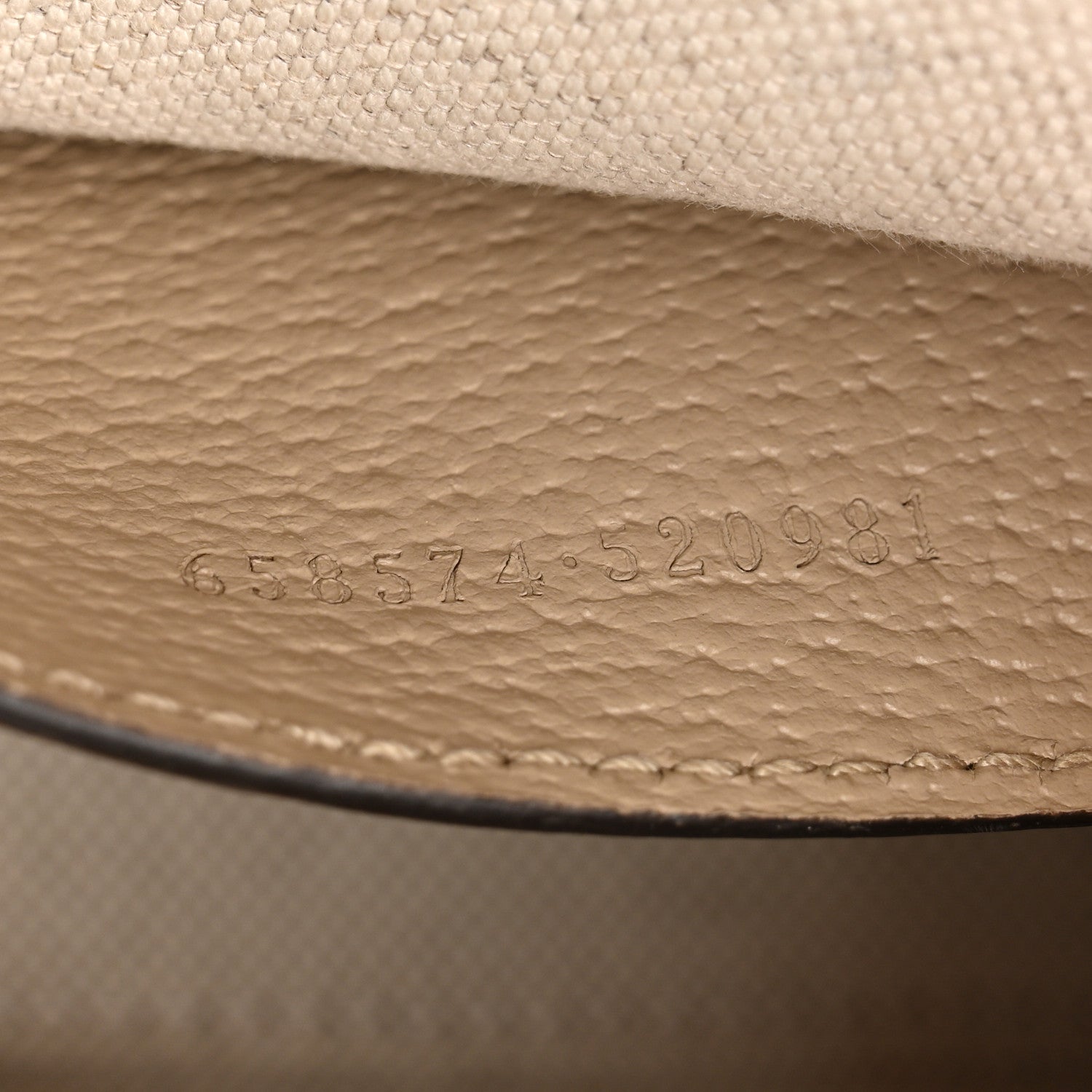 Gucci GG Supreme Monogram Textured Dollar Calfskin Web Mini Horsebit 1955 Shoulder Bag Beige Mystic White Oatmeal