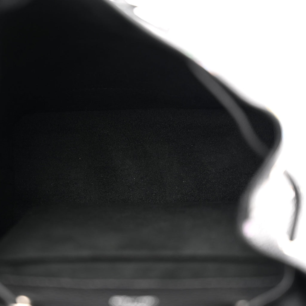 Louis Vuitton Calfskin Flower Lockme Mini Backpack Black Multicolor