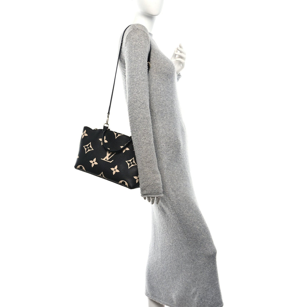 Louis Vuitton Empreinte Monogram Giant Petit Palais Black Beige