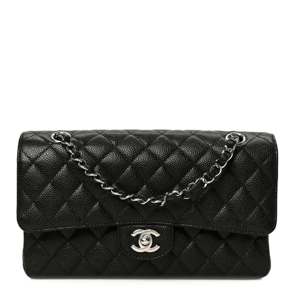 Chanel Caviar Quilted Medium Double Flap Black