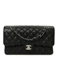 Chanel Caviar Quilted Medium Double Flap Black