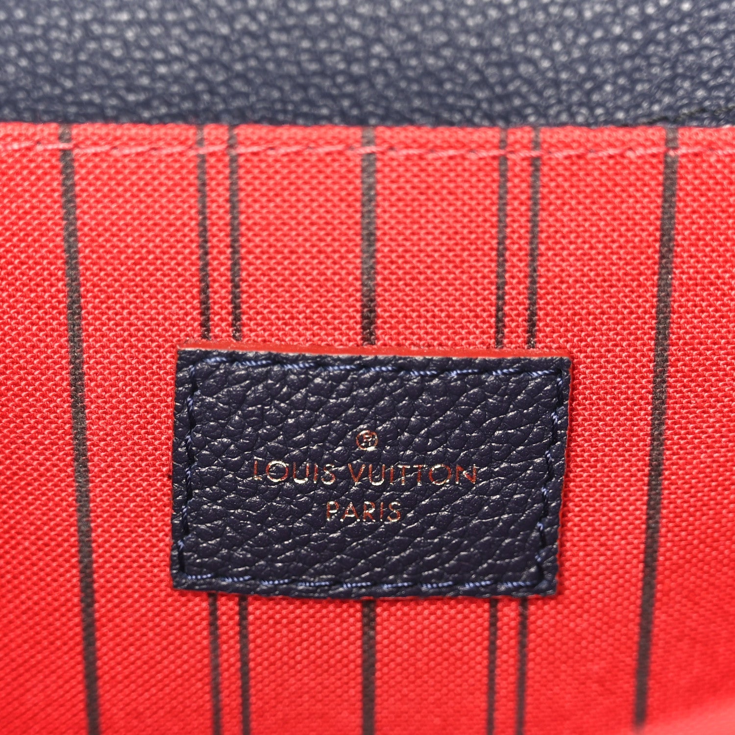 Louis Vuitton Empreinte Pochette Metis Marine Rouge