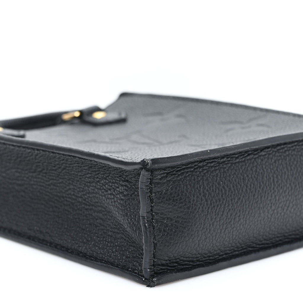 Louis Vuitton Empreinte Monogram Giant Petit Sac Plat Black