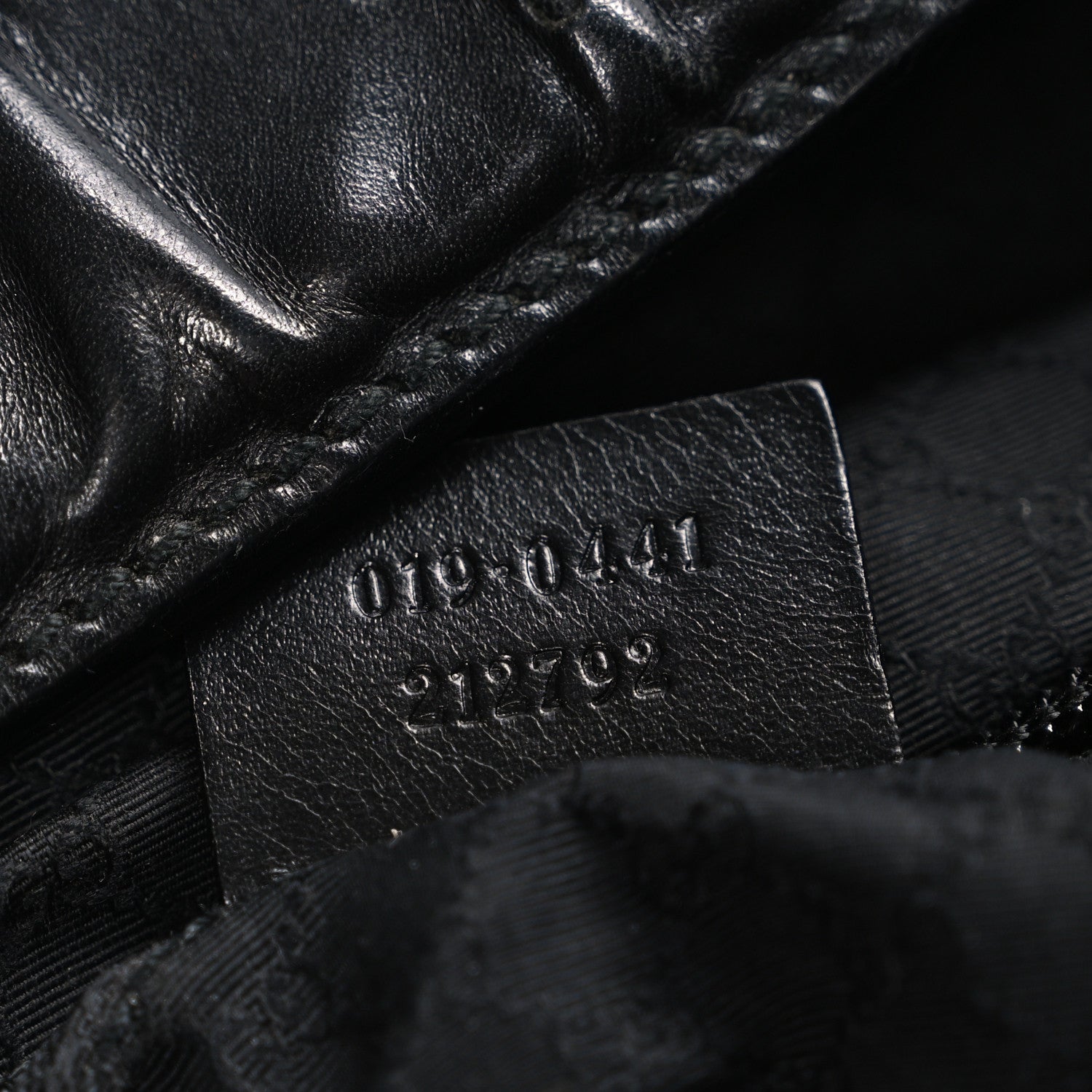 Gucci Calfskin Canvas Double Zip Large Travel Bag Black