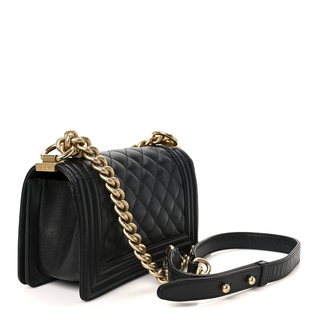 Chanel Caviar Quilted Small Boy Flap Black