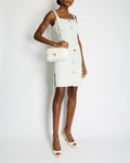 Chanel 18C Light Blue Denim Mini Dress with Button Detail Size FR 38 (UK 10) RRP £2,200