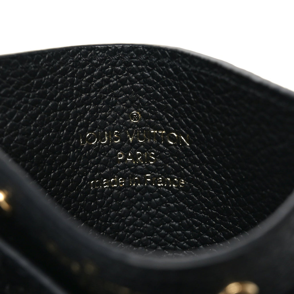 Louis Vuitton Empreinte Card Holder Black