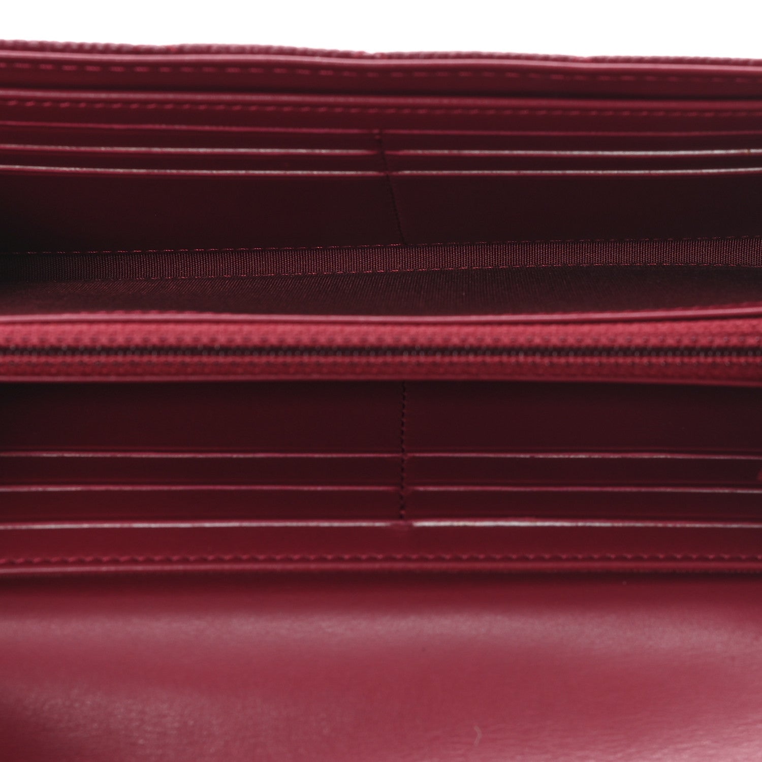 Caviar Quilted Large Filigree Gusset Flap Wallet Dark Pink