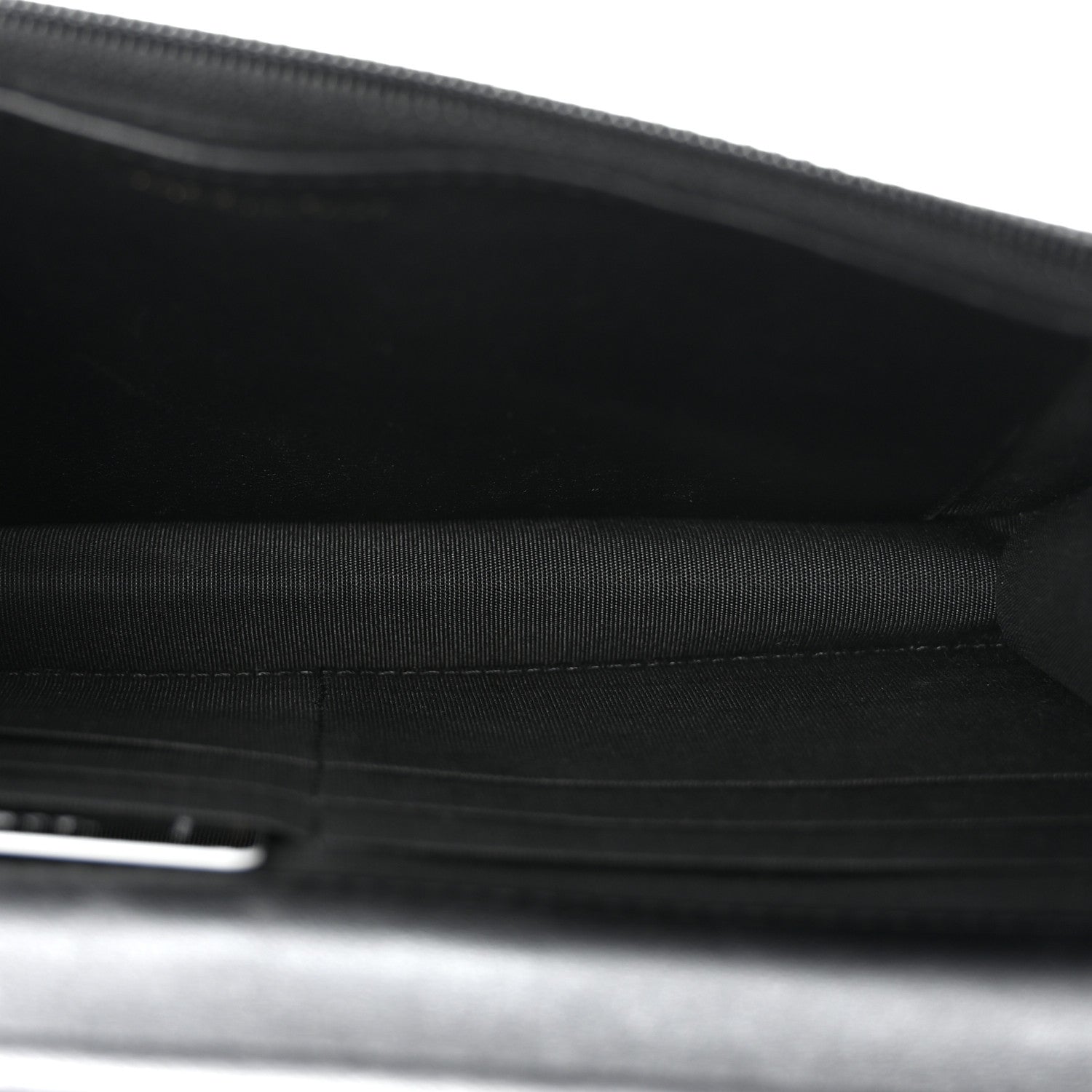 Chanel Lambskin Quilted Boy Wallet On Chain WOC Black
