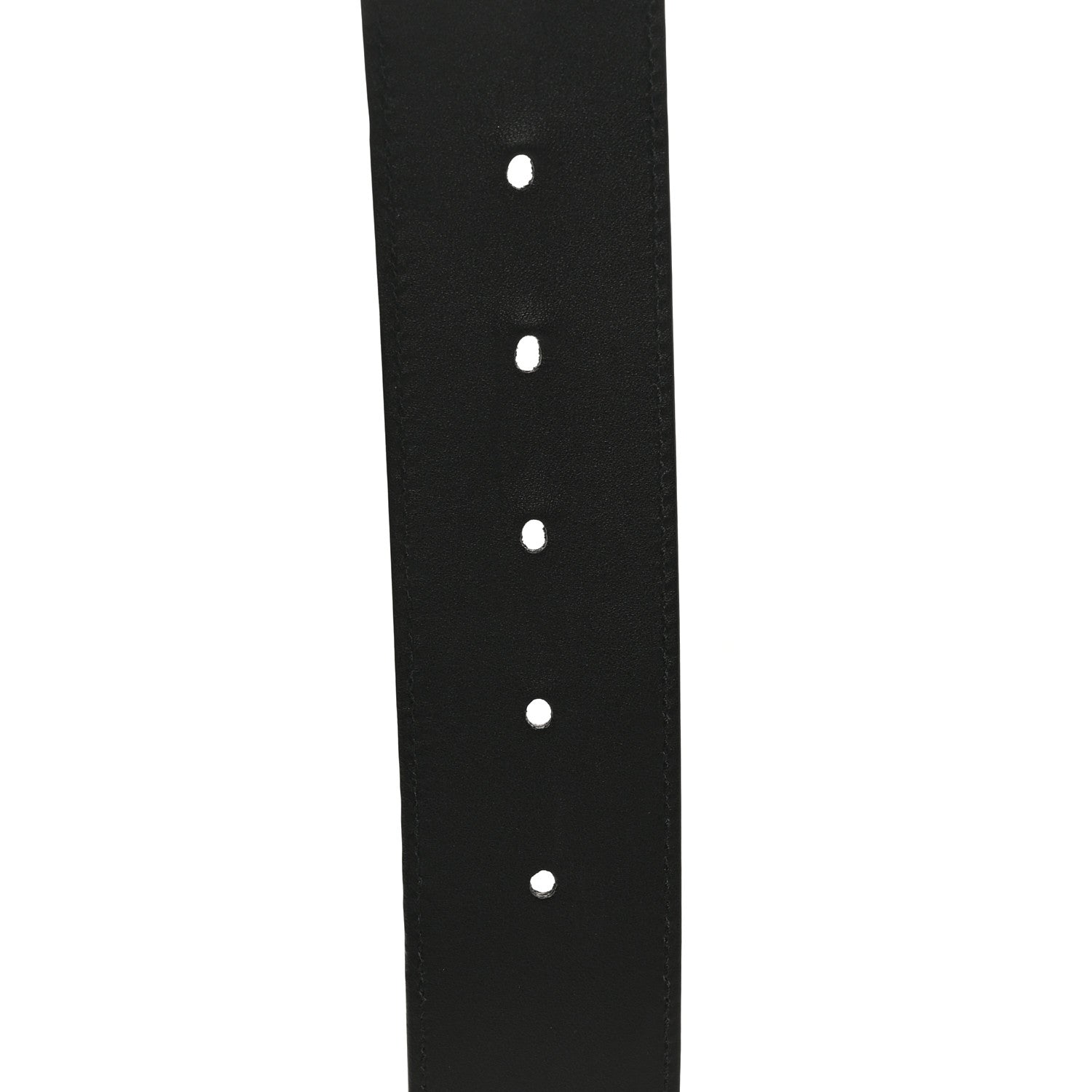 Gucci Moon Calfskin Pearl Double G 40mm Belt 90 36 Black Cream
