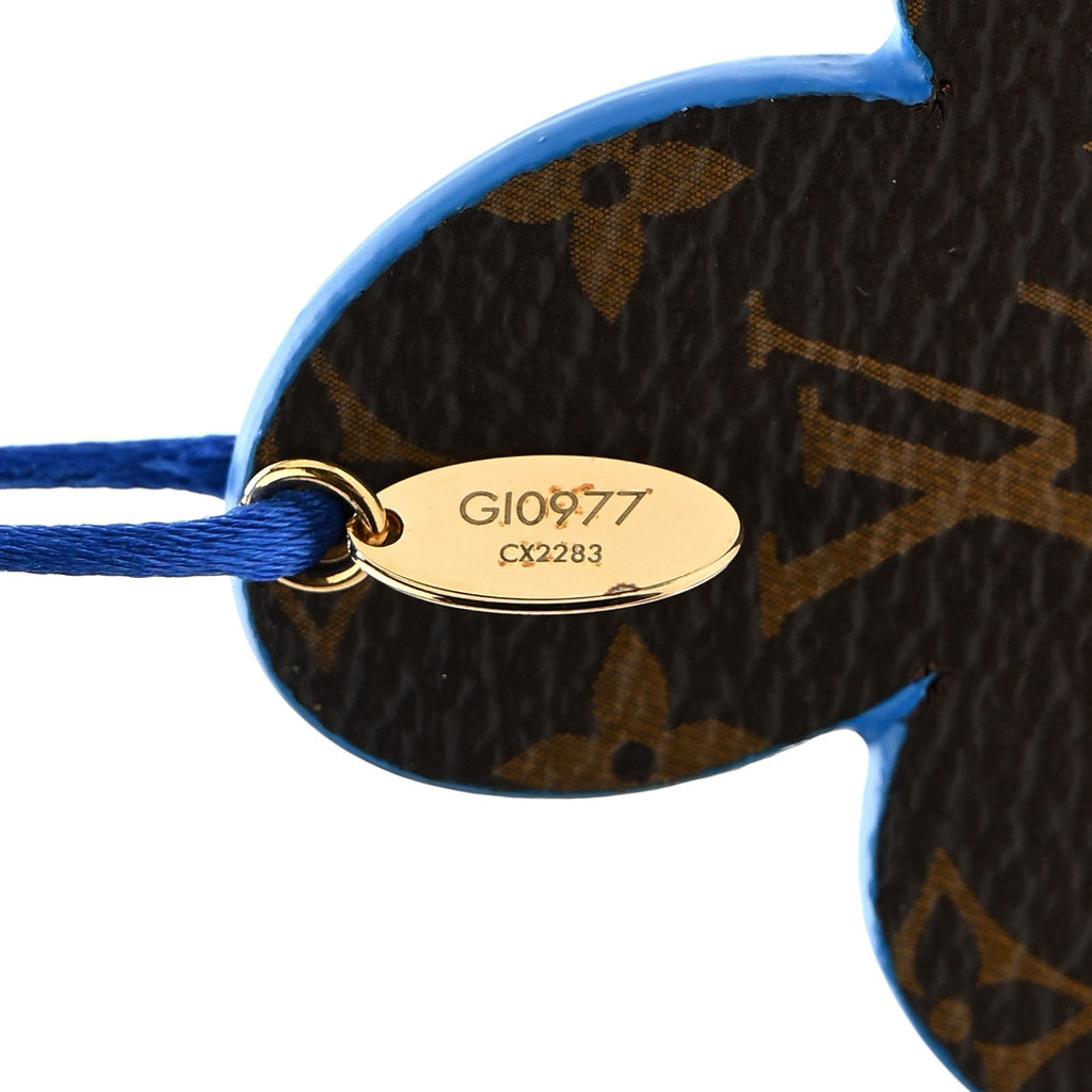 Louis Vuitton Monogram Vivienne Xmas Ornament Charm Blue